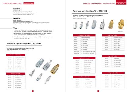 Couplers &amp; Connectors - Aro and Tru-Flate